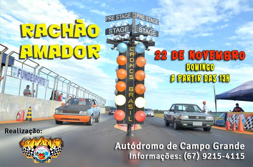 Rachão Amador e Festival de Velocidade movimentam Autódromo de Campo Grande