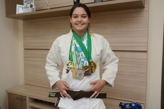 Judoca sul-mato-grossense conquista o ouro no peso-médio da Taça Brasil