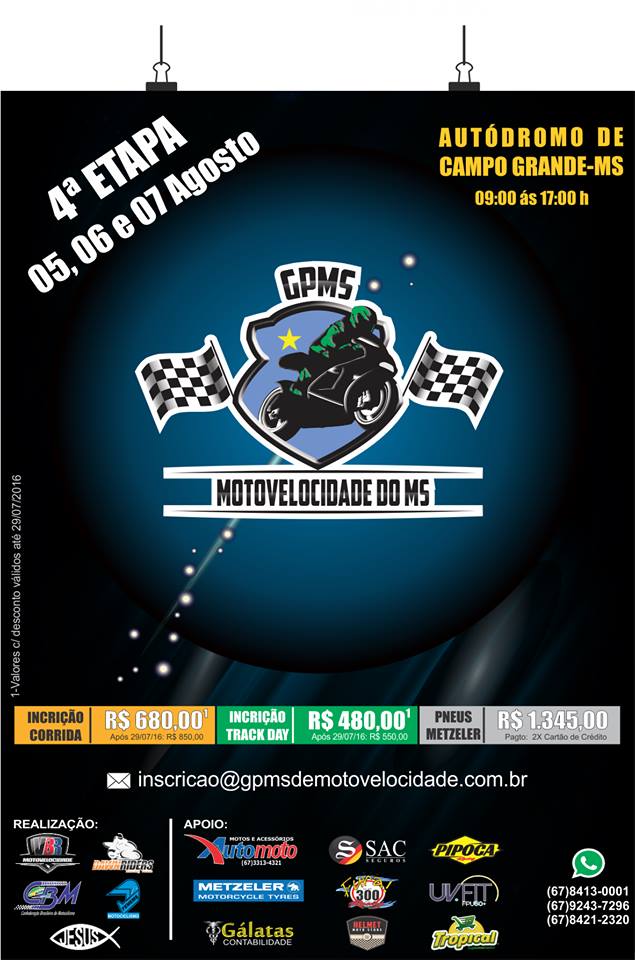 Capital sedia quarta etapa do Estadual de Motovelocidade