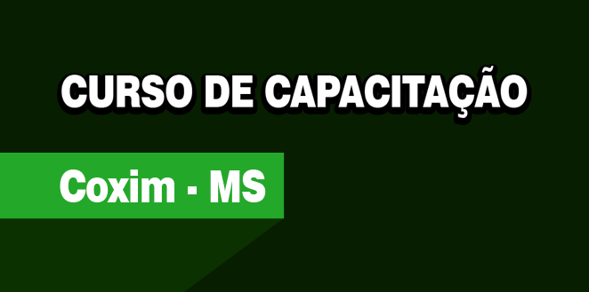 Abertas inscrições para capacitações em Coxim