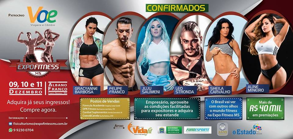 Expo Fitness terá GP com premiação de R$ 30 mil