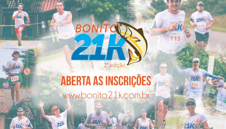 Bonito 21k terá corrida e caminhada; inscrições abertas
