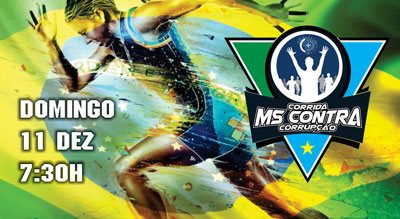 Corrida MS Contra a Corrupção será domingo em Campo Grande
