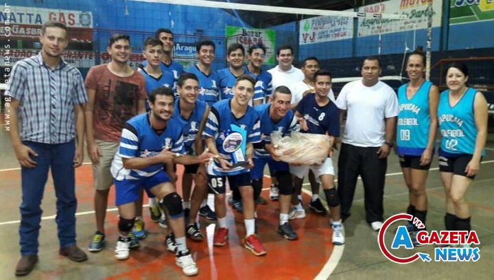 Voleibol masculino de Amambai é campeão em Coronel Sapucaia
