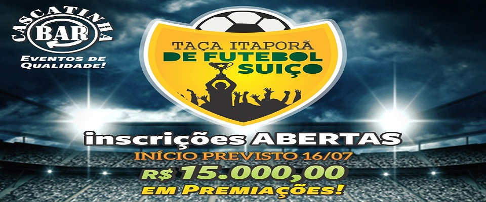 Inscrições para Taça Itaporã de Futebol Suíço terminam nesta segunda