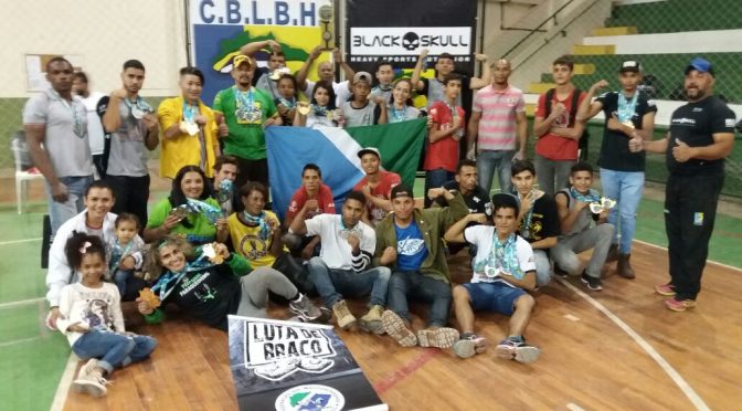 MS é vice-campeão Brasileiro de luta de braço