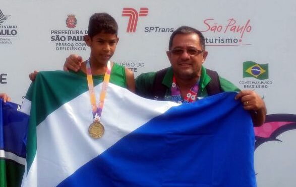 Primeiras medalhas para MS nas Paralimpíadas Escolares Nacional