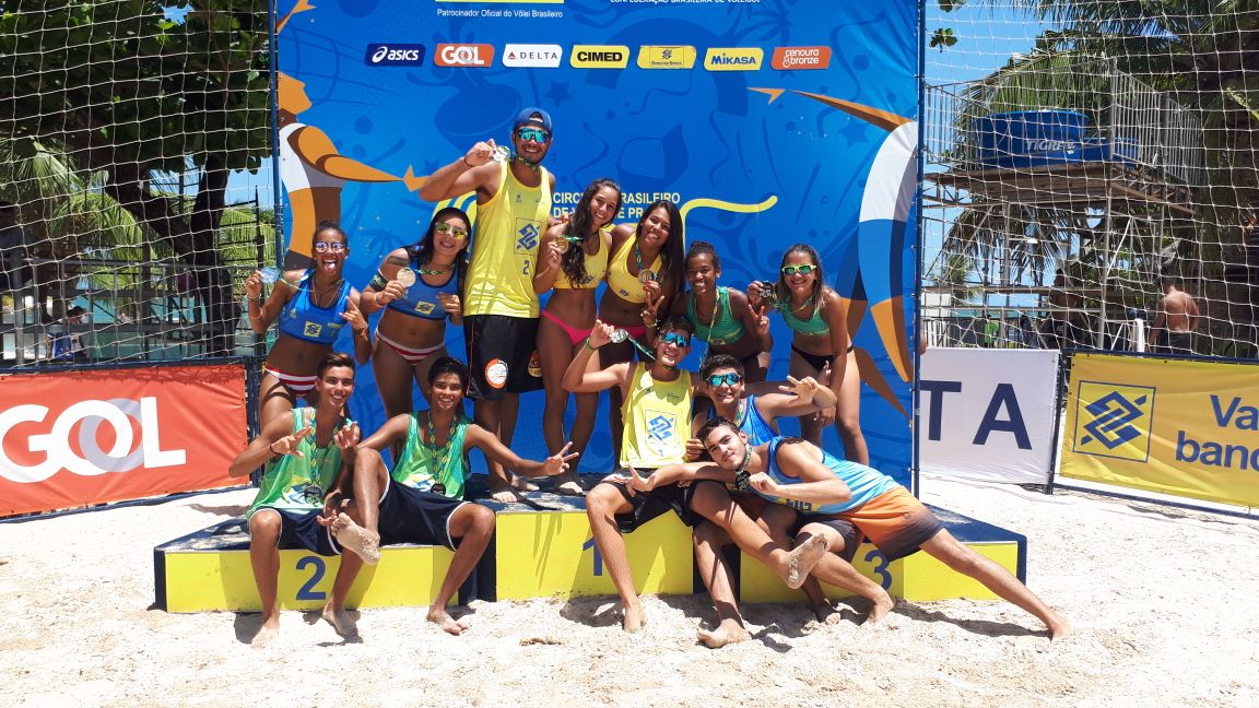 Dupla de MS é bronze em etapa do Circuito Brasileiro Sub-19
