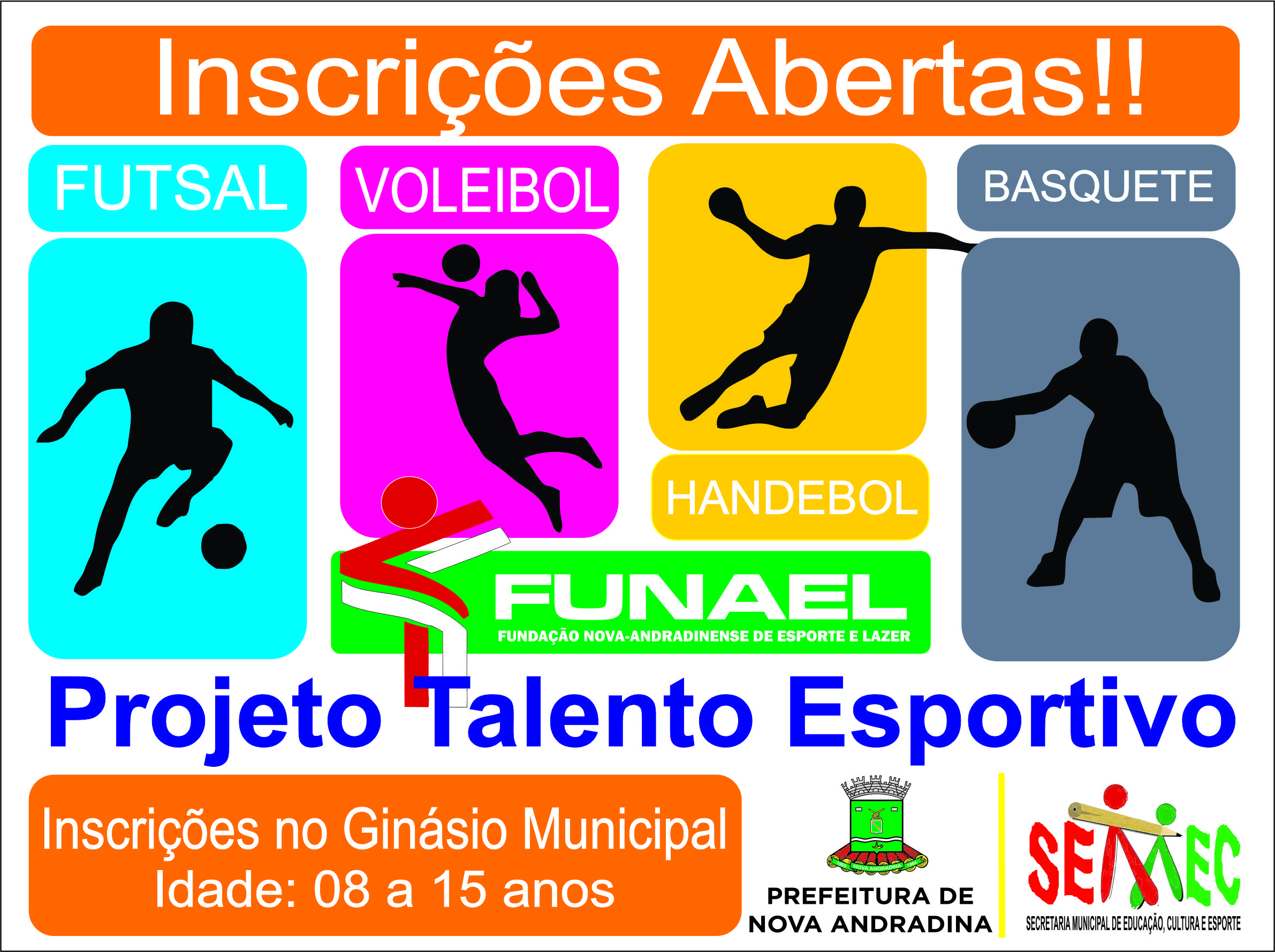 FUNAEL abre inscrições para o Programa Talento Esportivo 2018