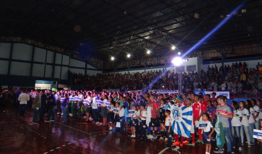 Jogos da Juventude de MS tem abertura memorável em Coxim