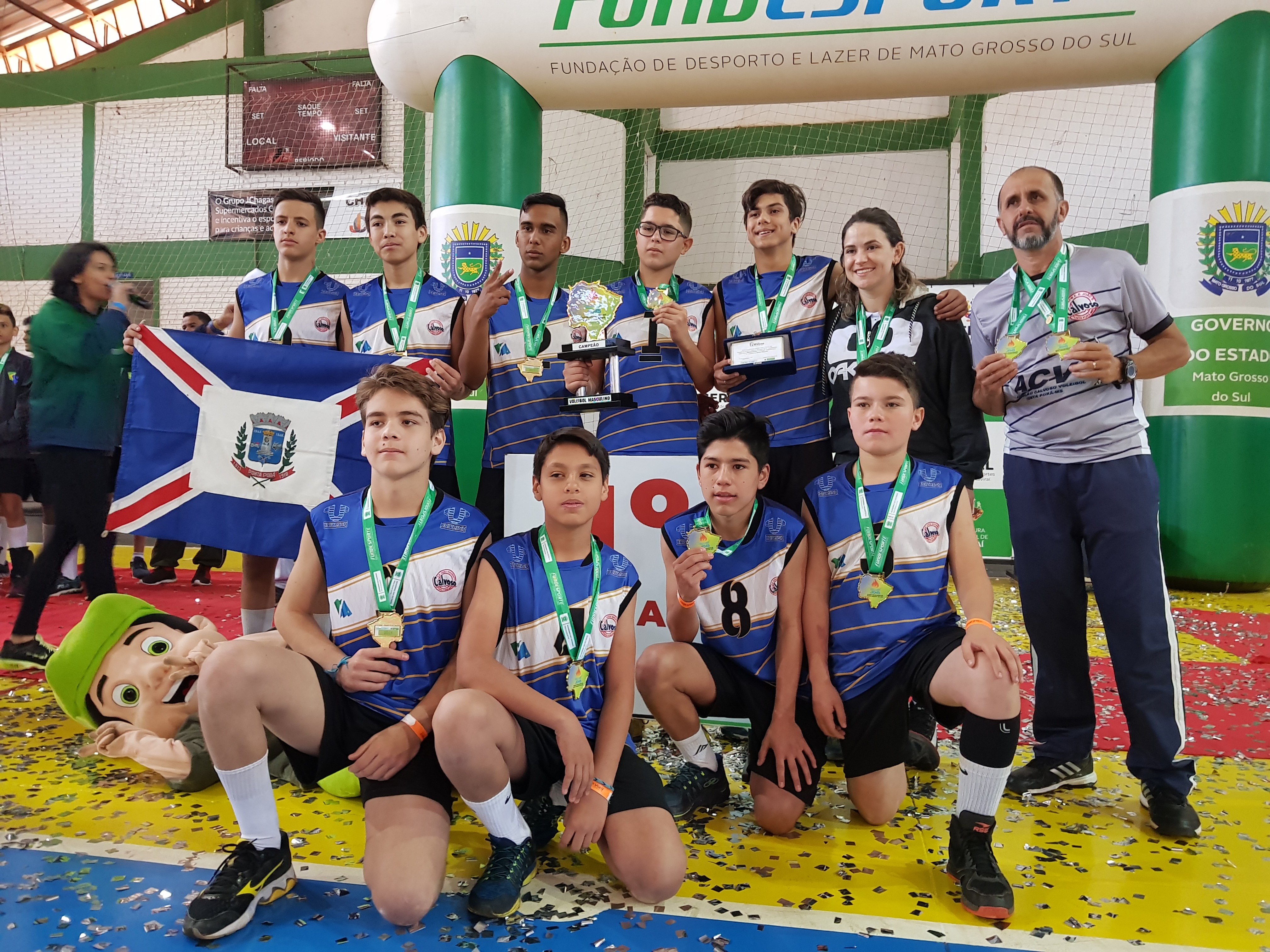 Vôlei de Ponta Porã vence Jojums e Calvoso mantém hegemonia no Estado