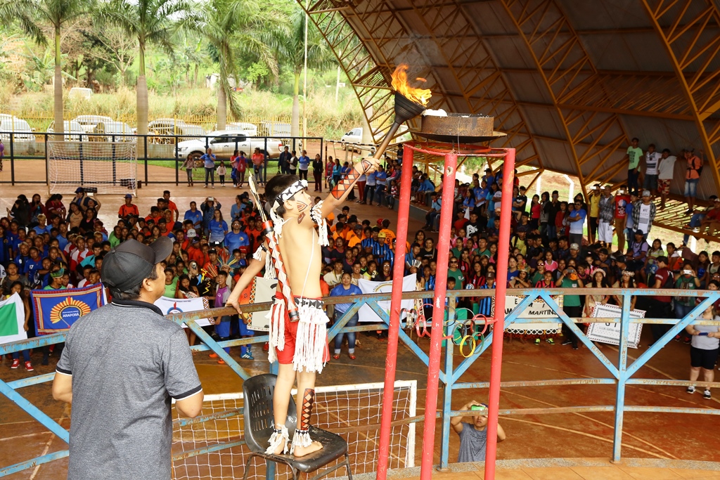 Jogos Escolares Indígenas foram abertos em Dourados