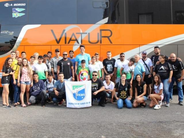 Seleção de MS viaja com 58 atletas para Brasileiro de karatê olímpico