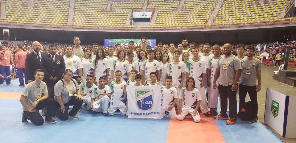 MS fatura 22 medalhas no Campeonato Brasileiro de Karatê em Belo Horizonte