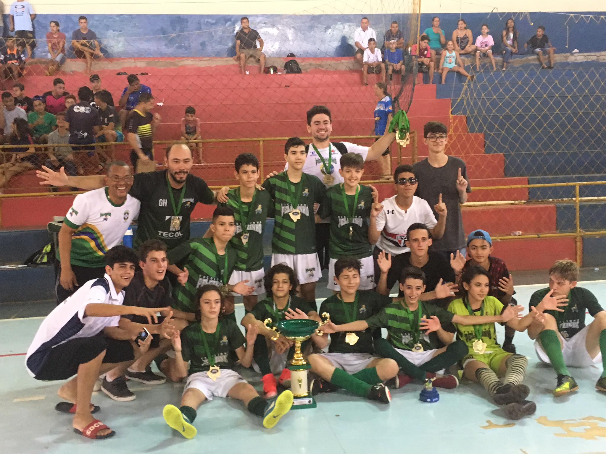 Pelezinho/Tecol fatura o Sub-13 do Campeonato Estadual
