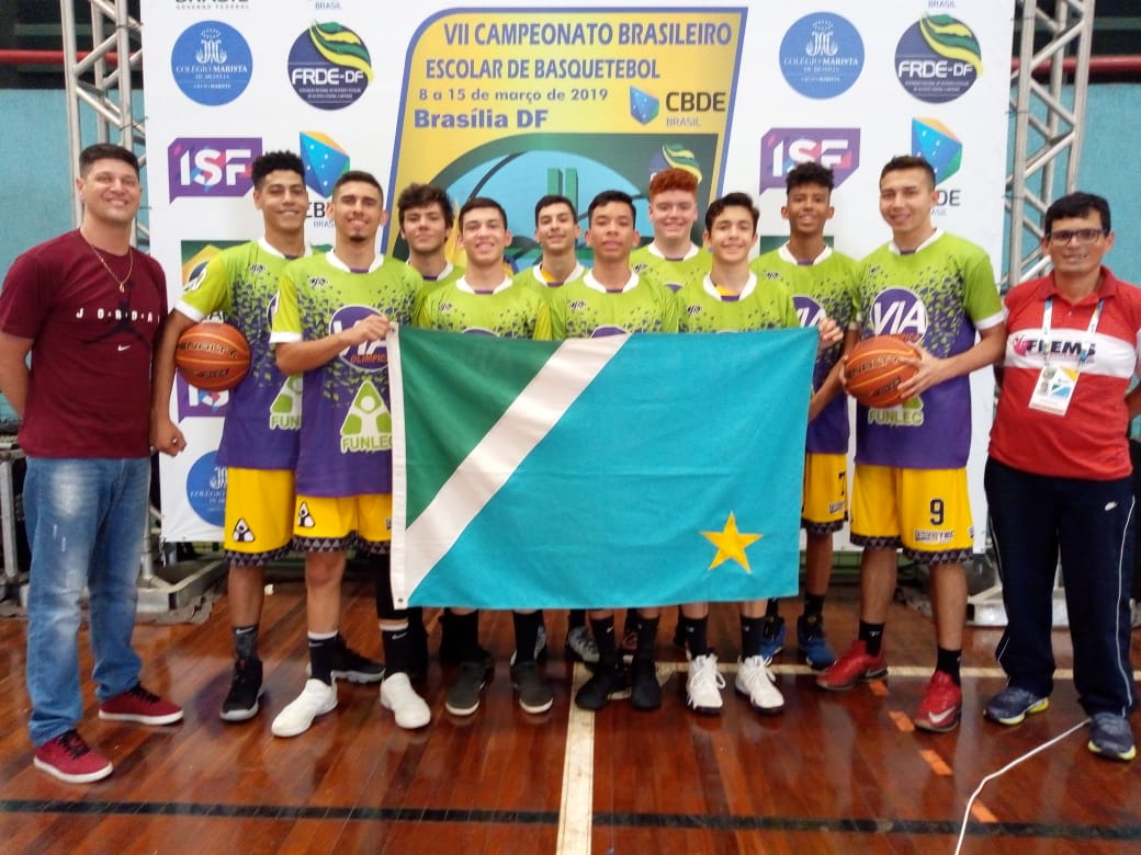 Basquete Funlec encerra Campeonato Brasileiro Escolar em quarto lugar