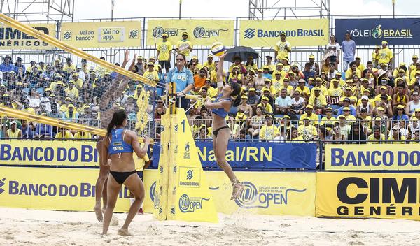 Victória fica com a prata na etapa de Natal do Circuito Brasileiro Open de vôlei de praia 