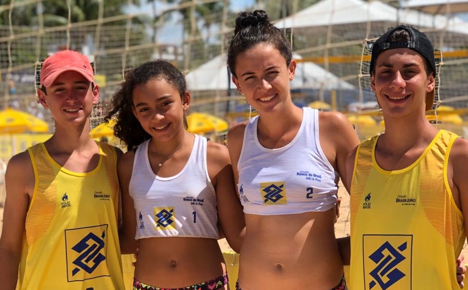 Duplas de MS participam de primeiro Circuito Brasileiro de vôlei de praia