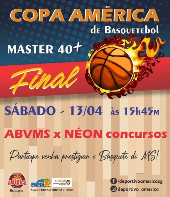 ABVMS e Néon Concursos duelam em final da Copa América de Basquete
