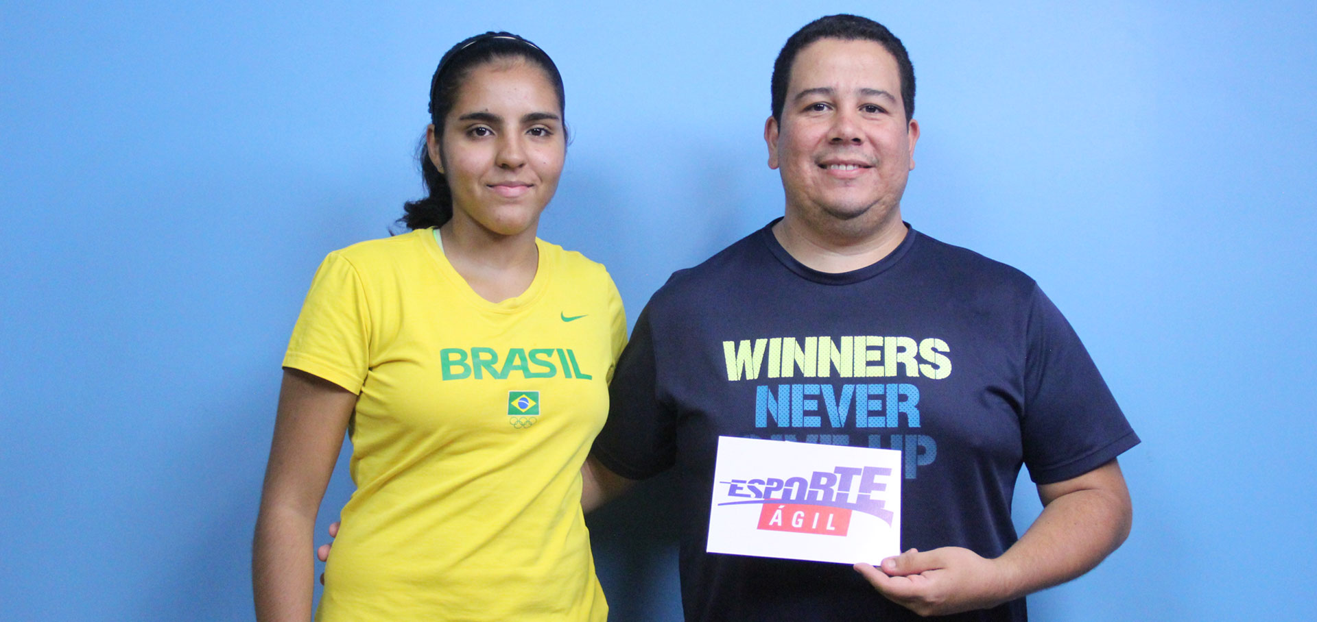 Esporte Ágil TV entrevista a mesa-tenista Lívia Lima e seu treinador Ricardo Rieff