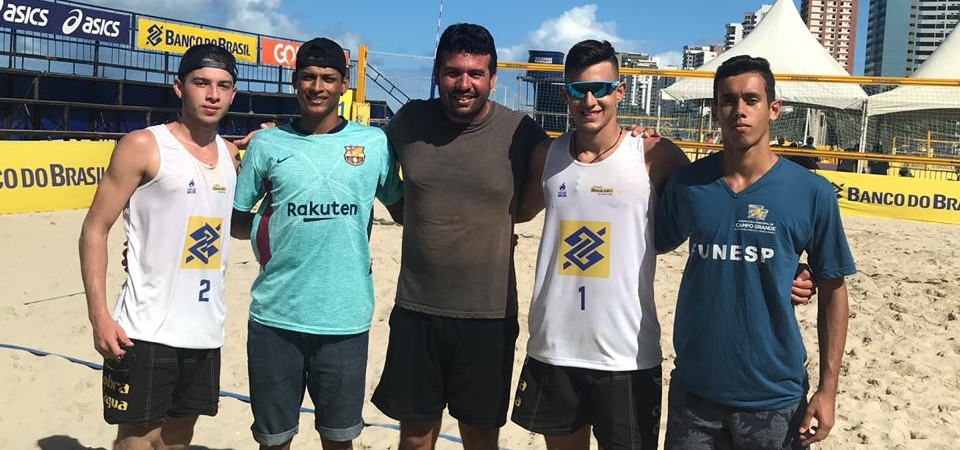MS vai com três duplas para etapa do Circuito Brasileiro Sub-19 de vôlei de praia