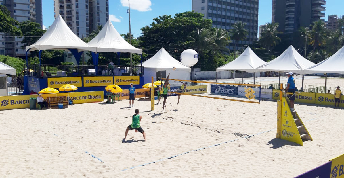 Duplas de MS competem no Circuito Brasileiro Challenger de vôlei de praia