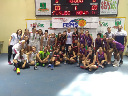 Nova Andradina se destaca no Campeonato Estadual de Basquete sub-17