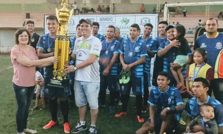 Te’ Yikue goleia e conquista o tri do Intervilas de Caarapó