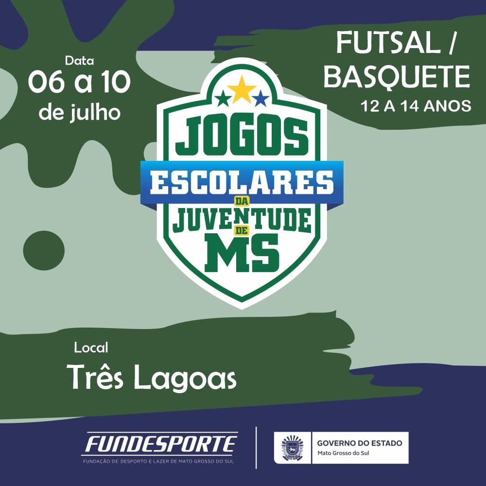 Começa hoje mais uma edição dos Jogos Escolares em Três Lagoas