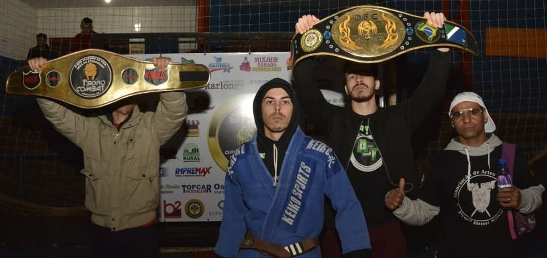 Kallew ‘Faísca’ vence por finalização e mantém cinturão do Dragon Fight Champions