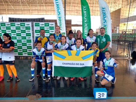 Chapadão do Sul conquista 3º Lugar no Futsal Feminino dos Jogos Escolares﻿