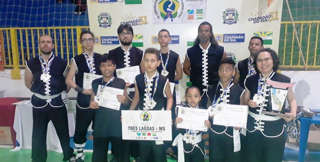 Três-Lagoenses são campeões de Campeonato Brasileiro de Kung Fu