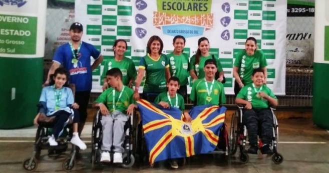 Delegação da capital vence as Paralimpíadas Escolares de MS