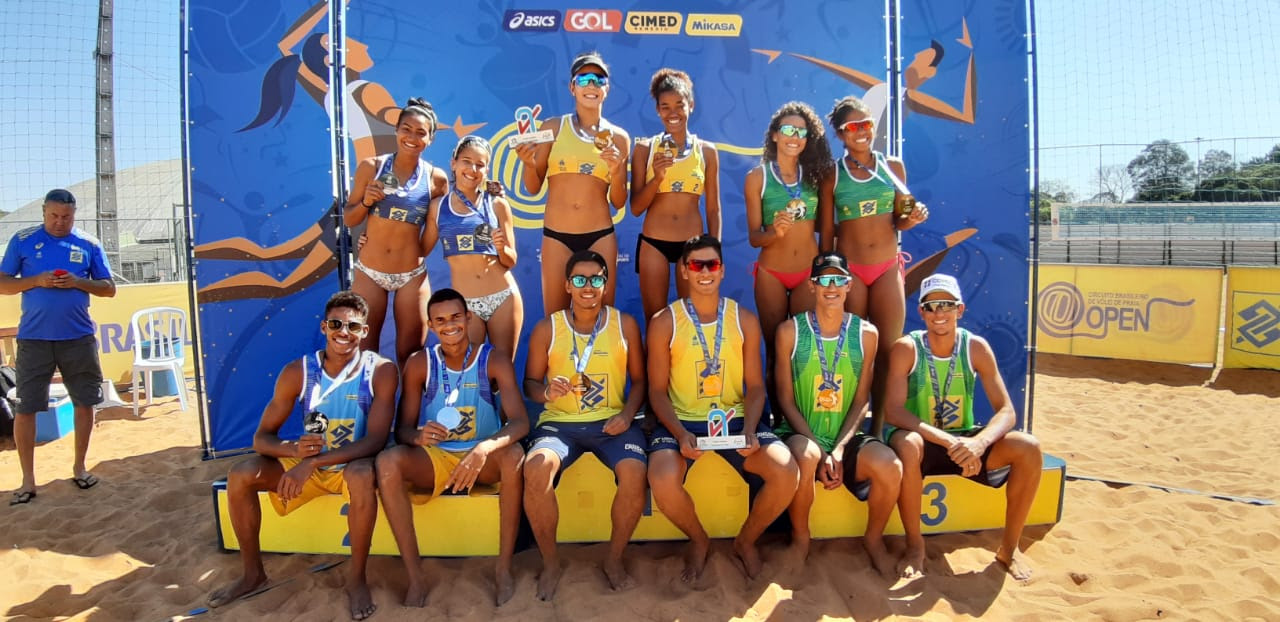 Dupla sul-mato-grossense conquista etapa do Brasileiro Sub-21 de vôlei de praia