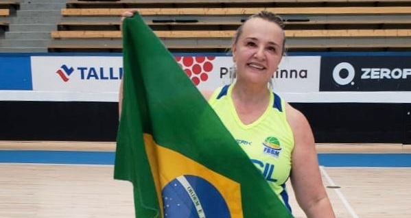 Atleta de MS destaca-se no Mundial de Basquete Máster com a seleção brasileira