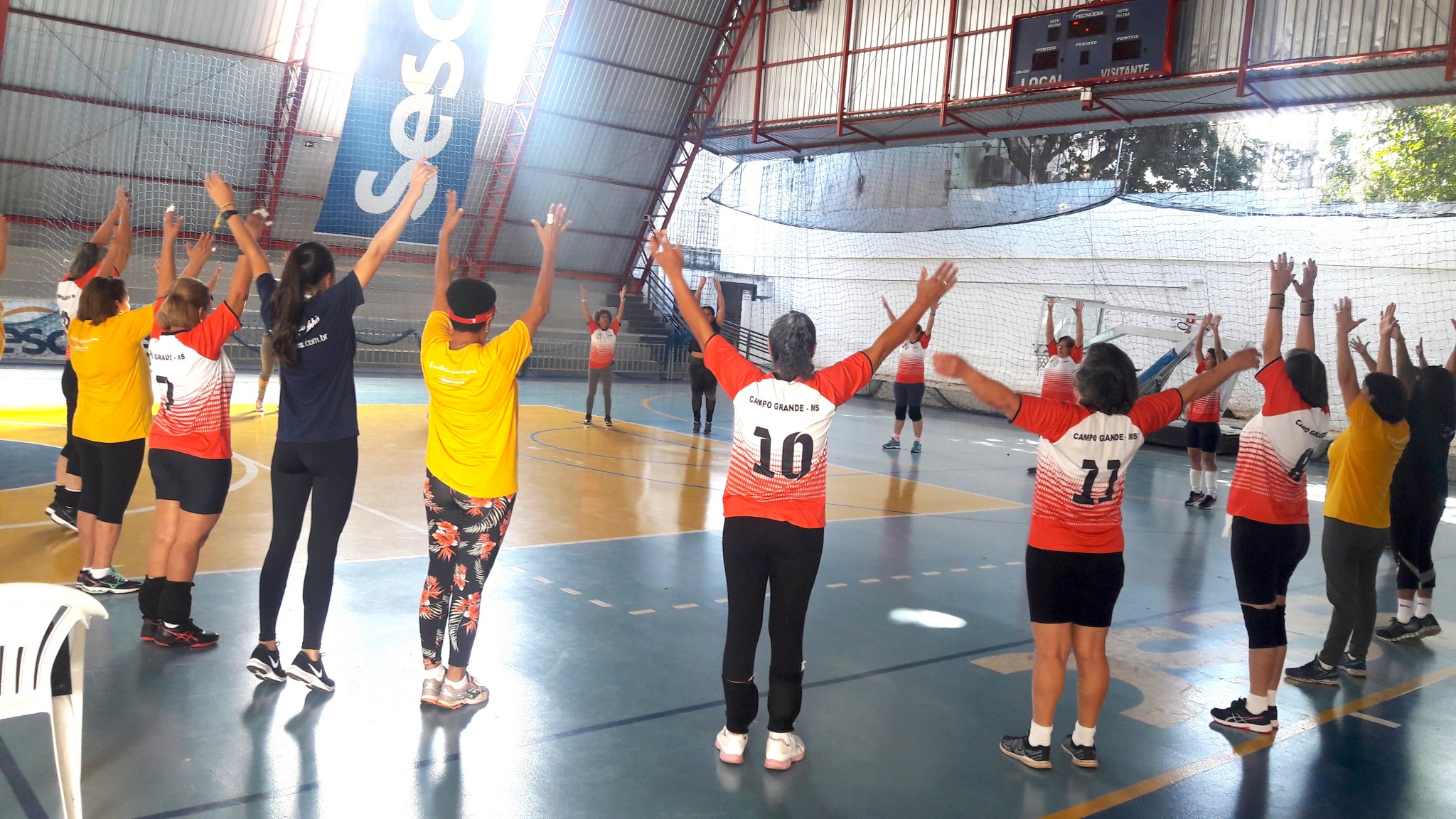 Vôlei Adaptado ganha destaque entre a terceira idade