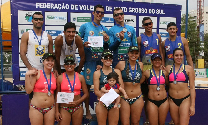 Estadual de Vôlei de Praia define os campeões da 5ª etapa