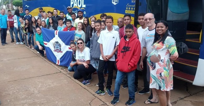 Alunos de Três Lagoas estão em Nova Andradina para Jogos Escolares