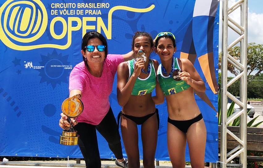 MS fatura título geral do feminino no Brasileiro Sub-21 de vôlei de praia