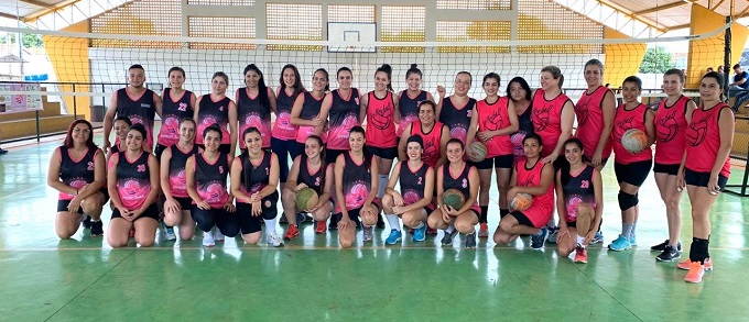 Voleibol de Brasilândia vence amistoso contra Santa Rita do Pardo