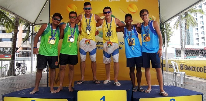 Sul-mato-grossenses são ouro no Brasileiro Sub-19 de vôlei de praia