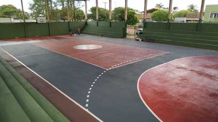 Prefeitura de Sidrolândia realiza reparos em quadras escolares