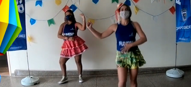 Funesp realiza aulas de exercício com tema de Festa Julina