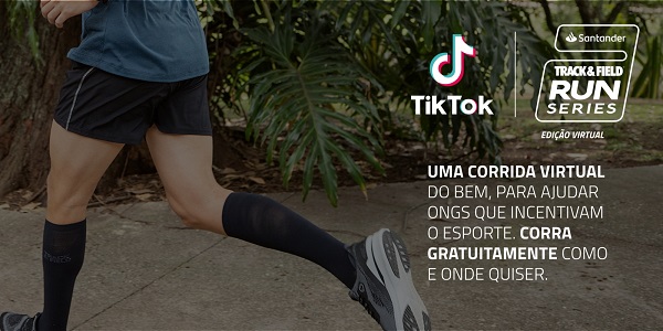 Track&Field e TikTok realizam corrida virtual solidária