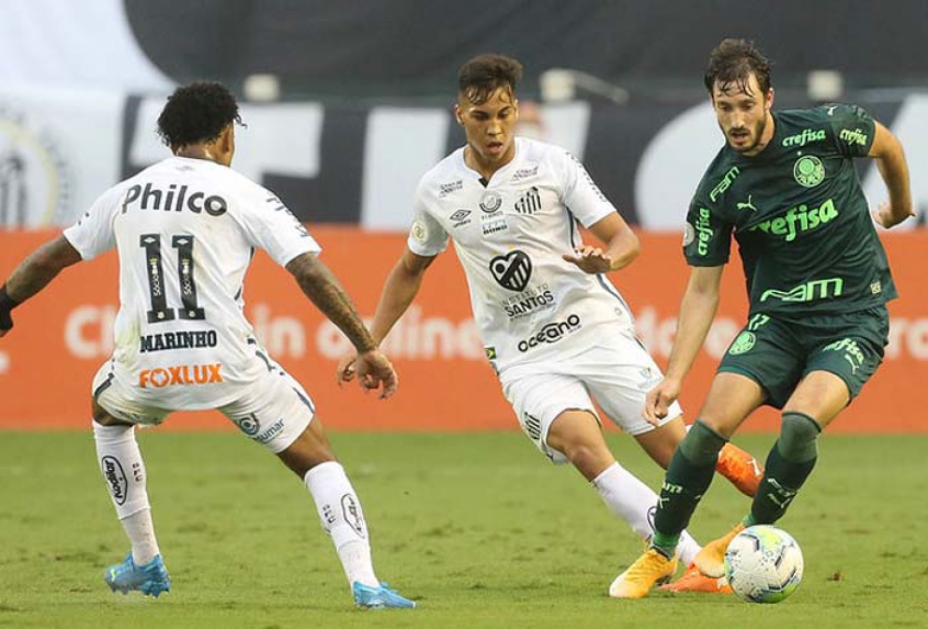 CBF altera jogos do Santos e Palmeiras por conta da Libertadores