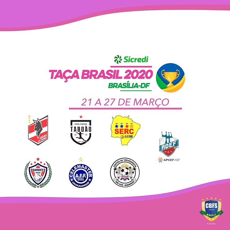 CBFS divulga tabela de jogos da Taça Brasil Sicredi Adulto Feminino