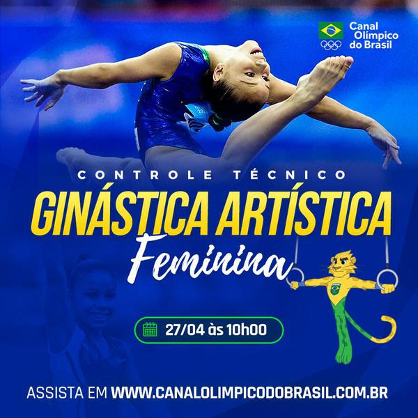 Atletas da Seleção de Ginástica Artística Feminina se submetem a Controle Técnico