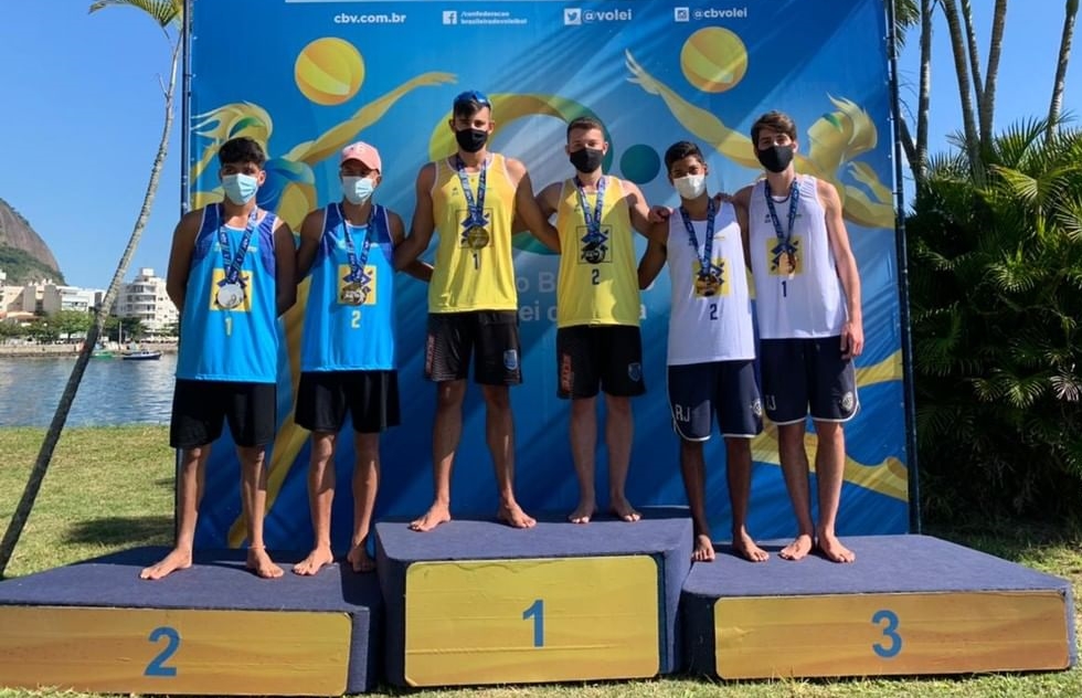 Cadu e Tonny são campeões invictos de etapa do Circuito Brasileiro Sub-19