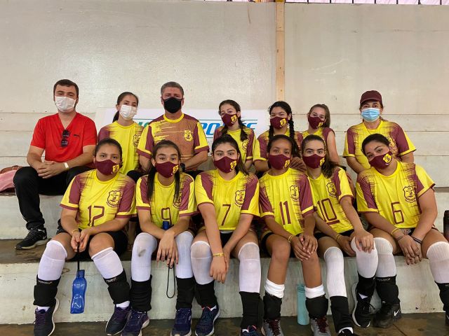 Vôlei de Aquidauana fica em terceiro lugar nos Jogos Escolares de MS