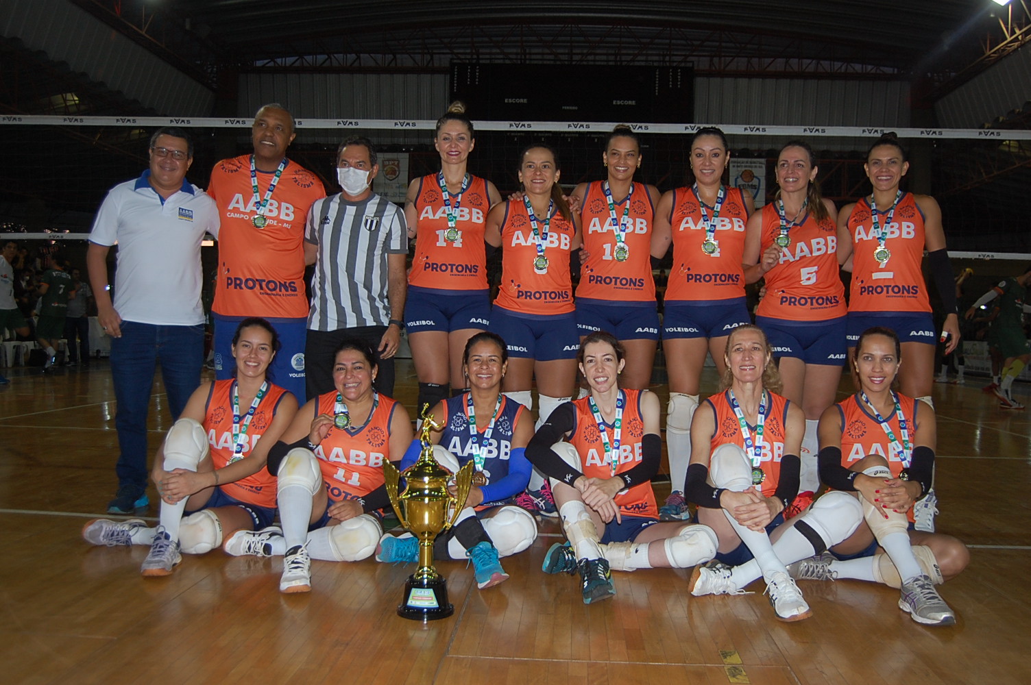 AABB e Copagaz conquistam título da região centro da Liga MS de Vôlei